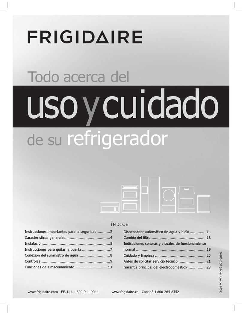 Frigidaire FFHS2311L Q use & care