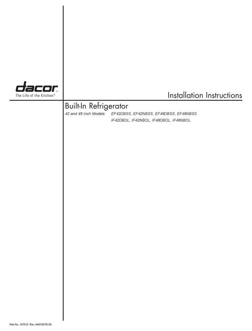Dacor EF42DBSS User manual Dacor EF42DBSS User manual