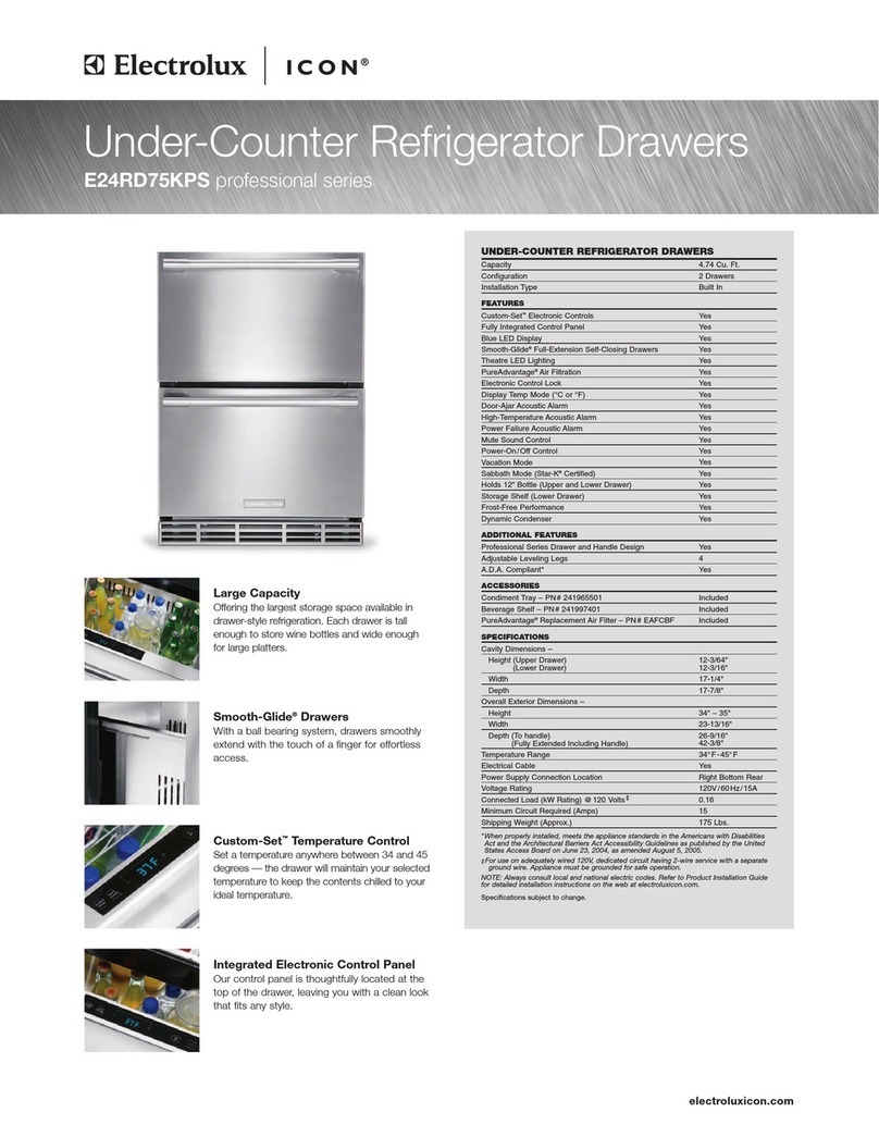 Electrolux E24RD75KPS User manual