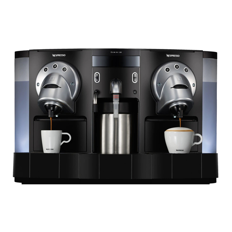 Nespresso GEMINI CS 200 PRO User manual