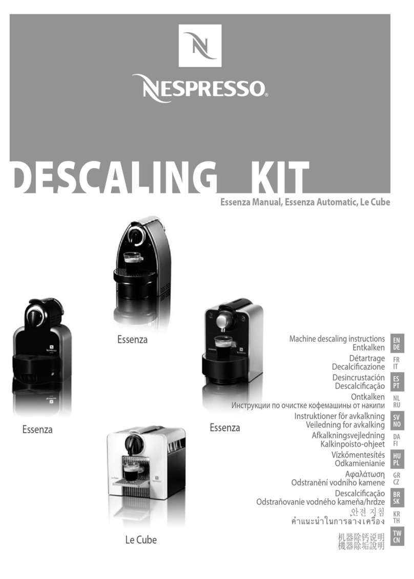 Nespresso Essenza Automatic manual