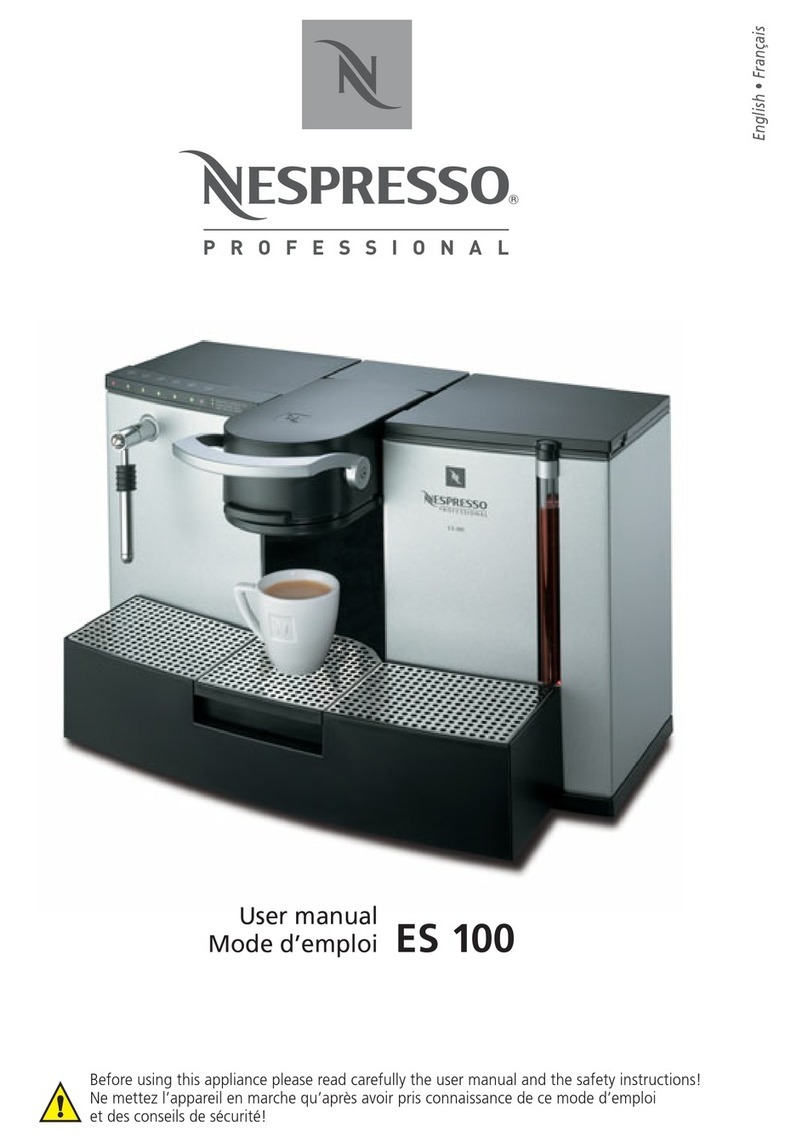 Nespresso ES 100 - DETARTRAGE user manual