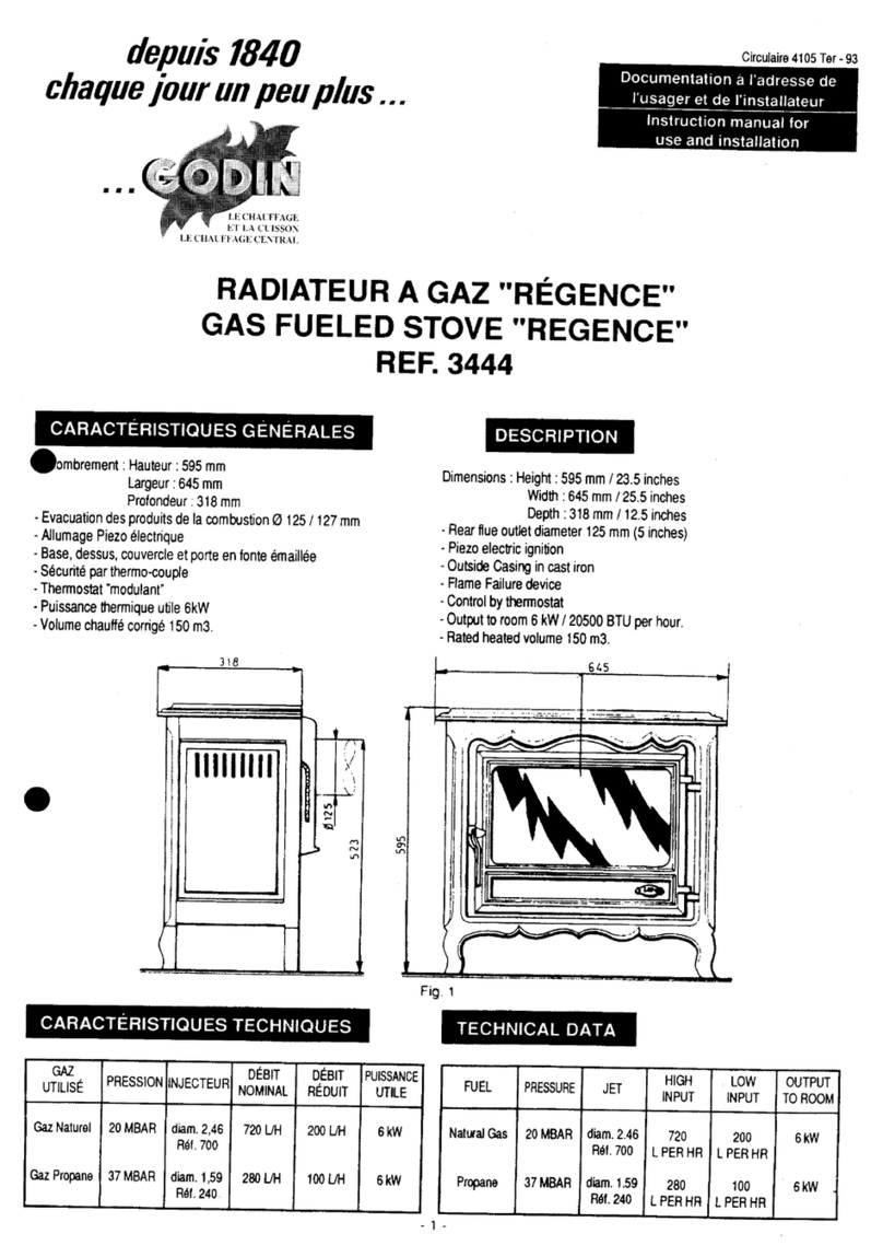 Godin 3444 REGENCE User manual
