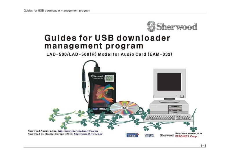 Sherwood LAD-500 - USB DOWNLOADER User manual