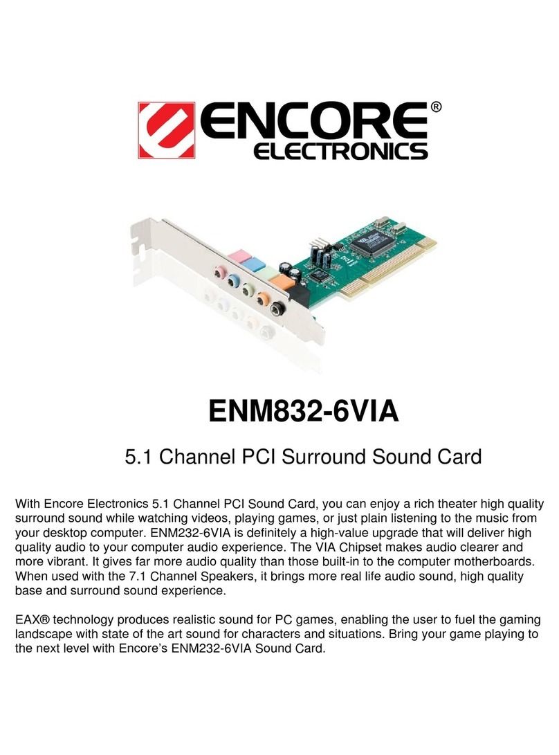 Encore ENM832-6VIA User manual Encore ENM832-6VIA User manual