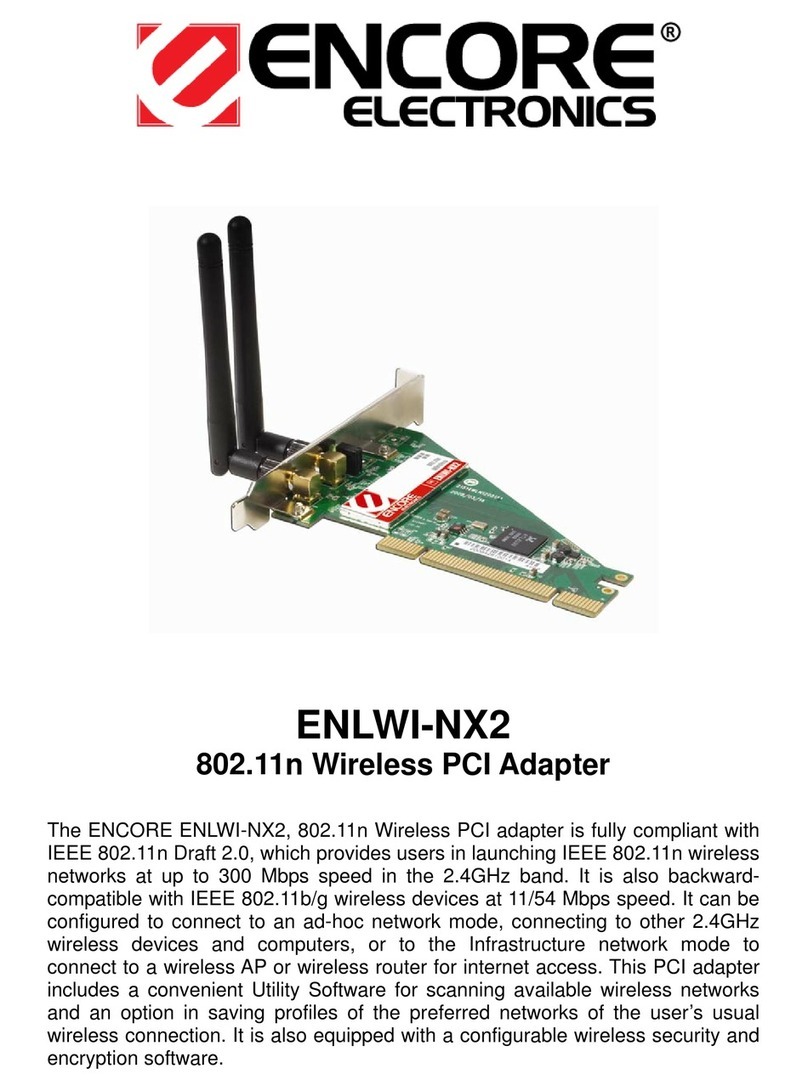 Encore N300 Series ENLWI-NX2 User manual