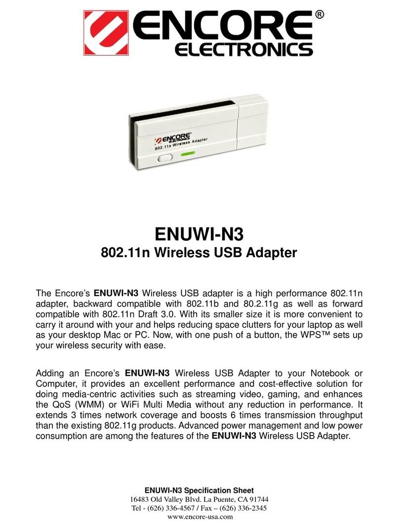 Encore ENUWI-N3 datasheet