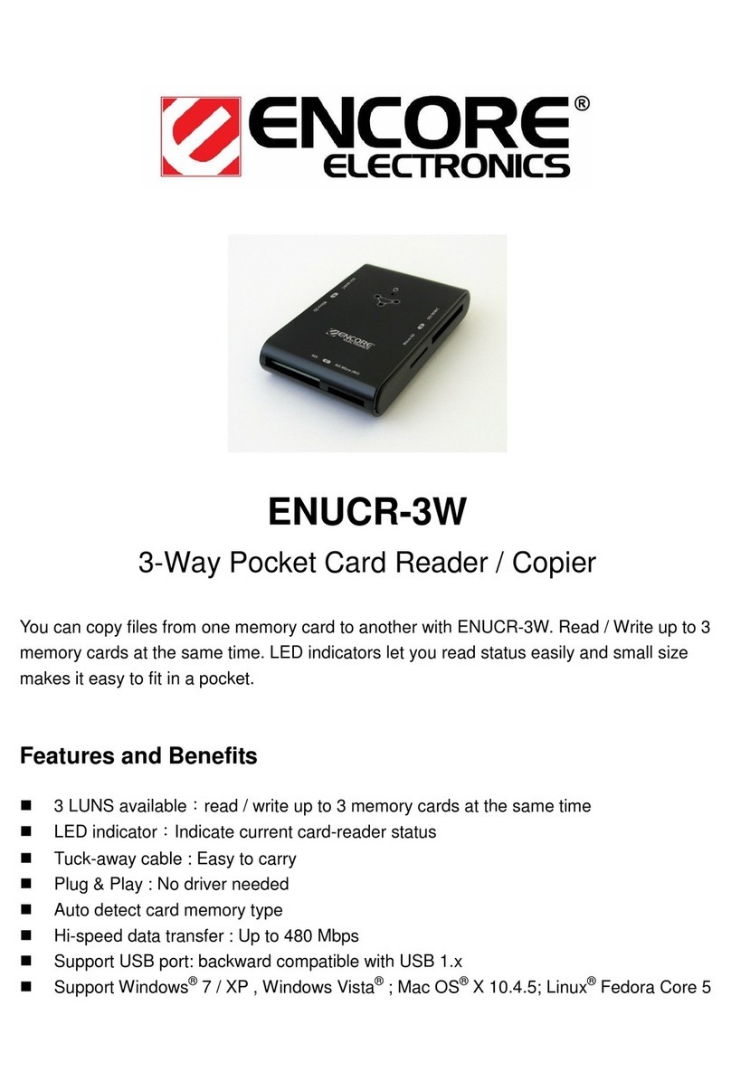 Encore ENUCR-3WP User manual