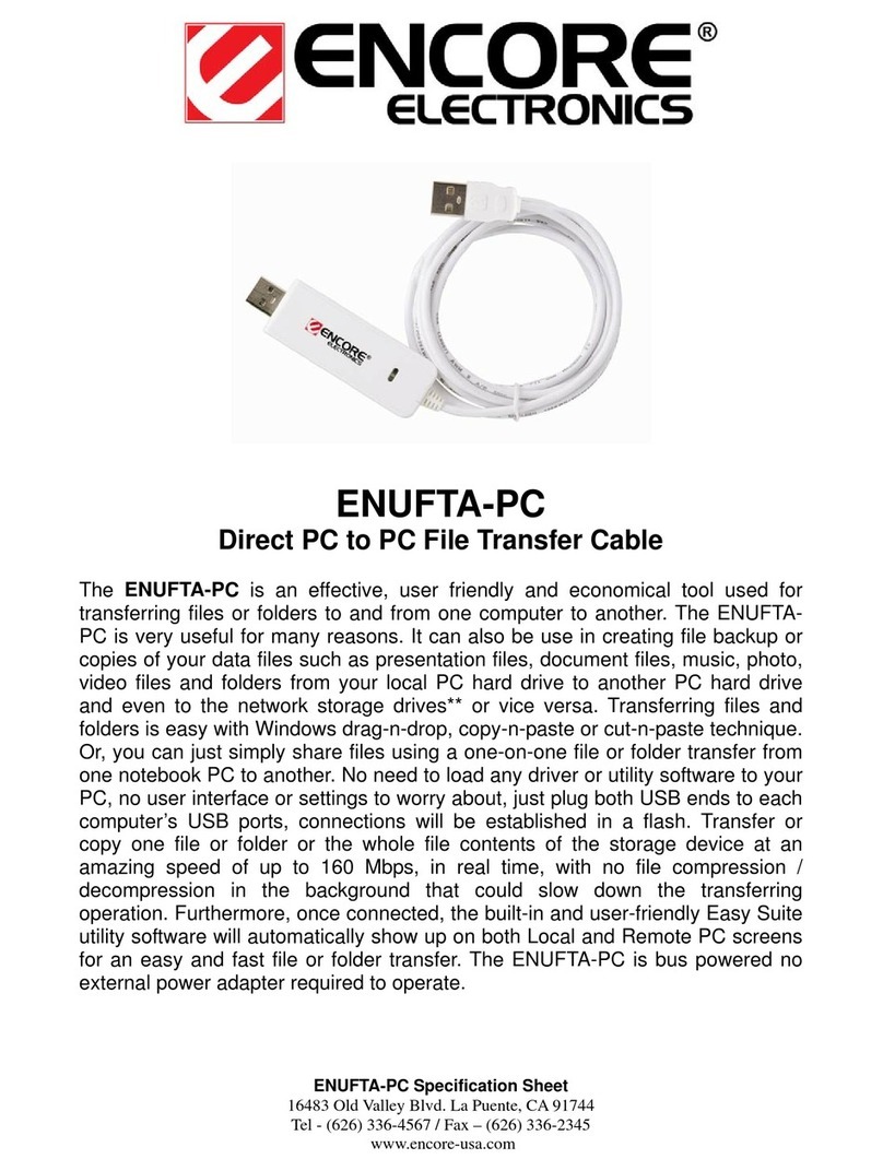 Encore ENUFTA-PC datasheet Encore ENUFTA-PC datasheet