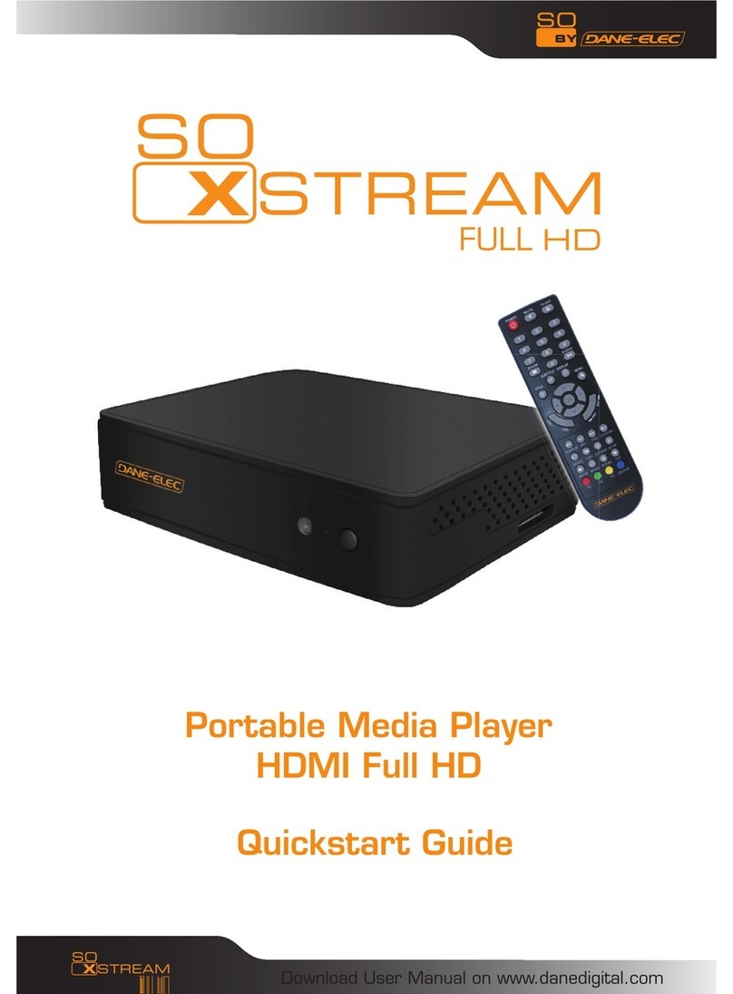 DANE-ELEC SO XSTREAM FULL HD - quick start guide