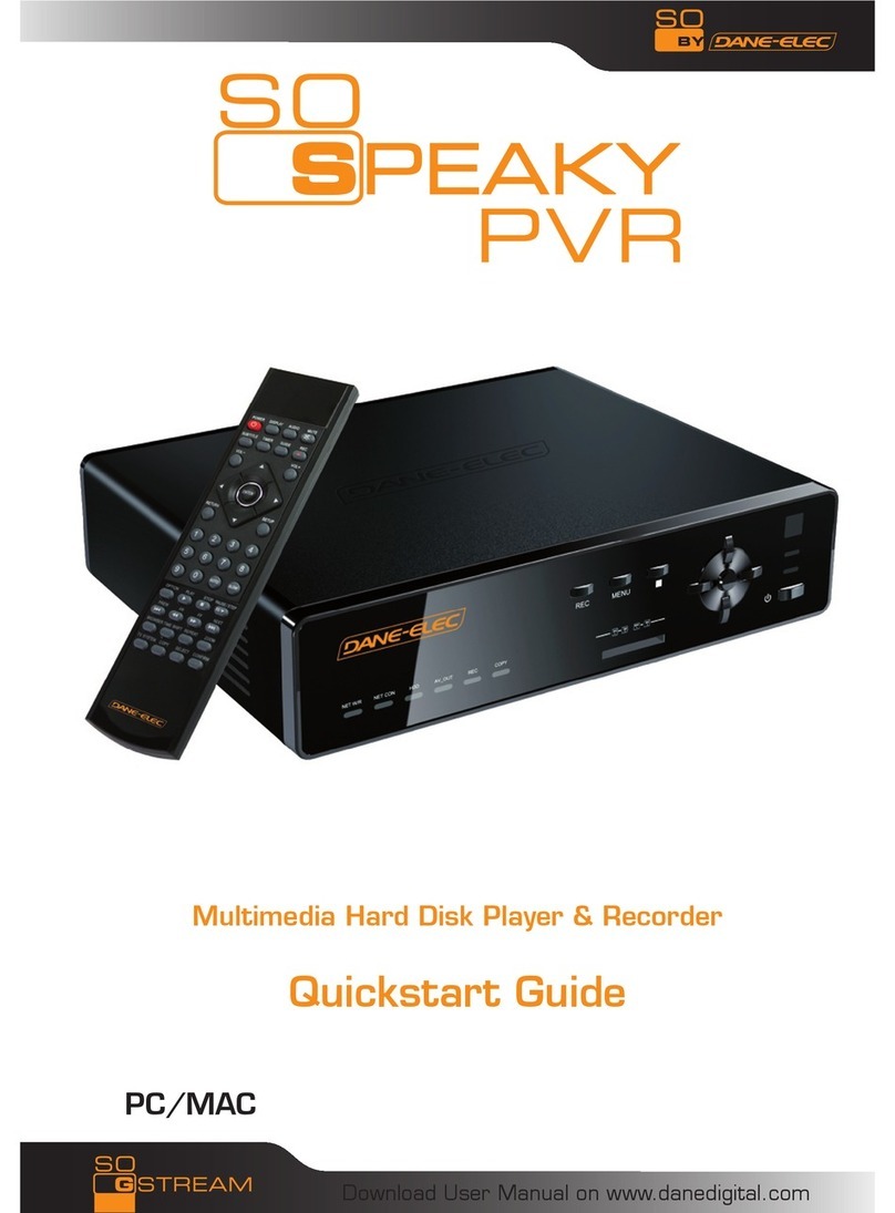 DANE-ELEC SO SPEAKY PVR quick start guide