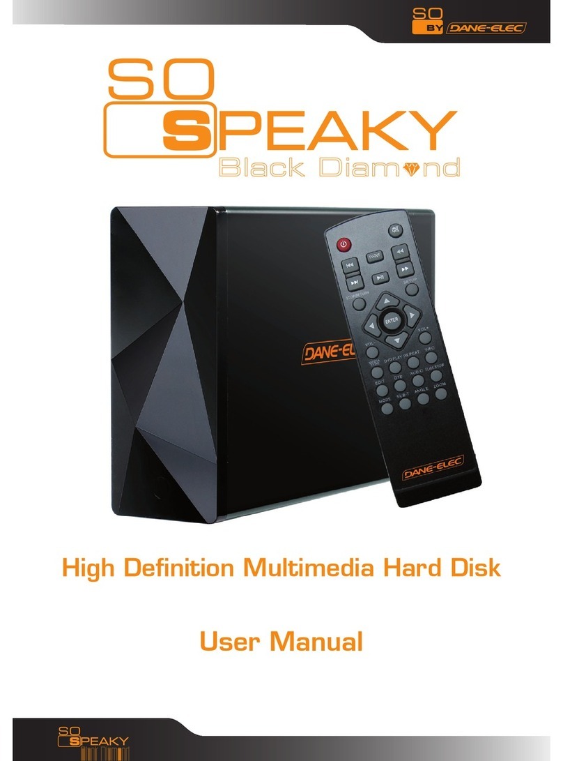 DANE-ELEC SO SPEAKY BLACK DIAMOND User manual DANE-ELEC SO SPEAKY BLACK DIAMOND User manual