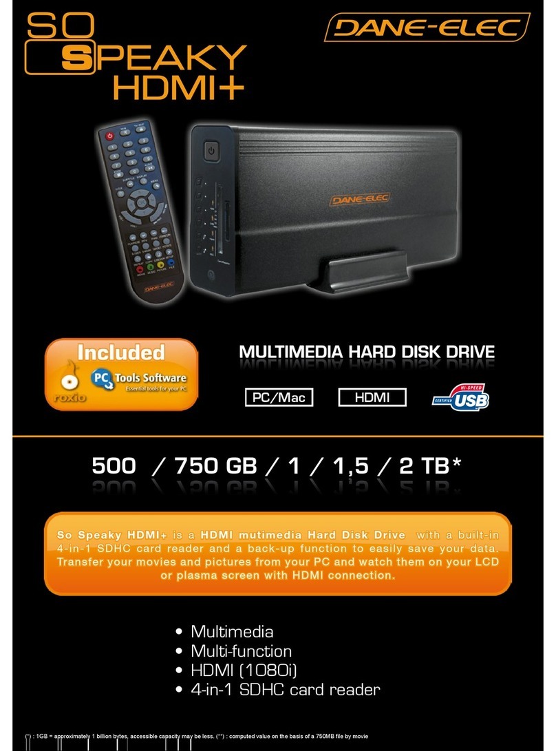 DANE-ELEC SO SPEAKY HDMI PLUS User manual DANE-ELEC SO SPEAKY HDMI PLUS User manual