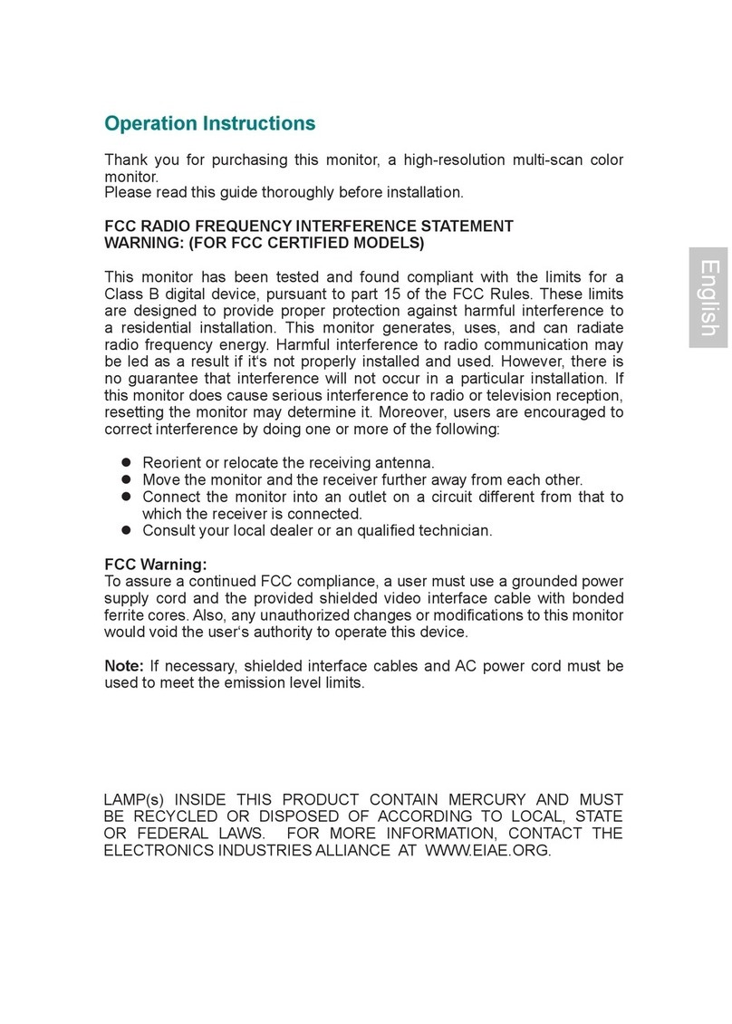 AOC 2219S1 User manual