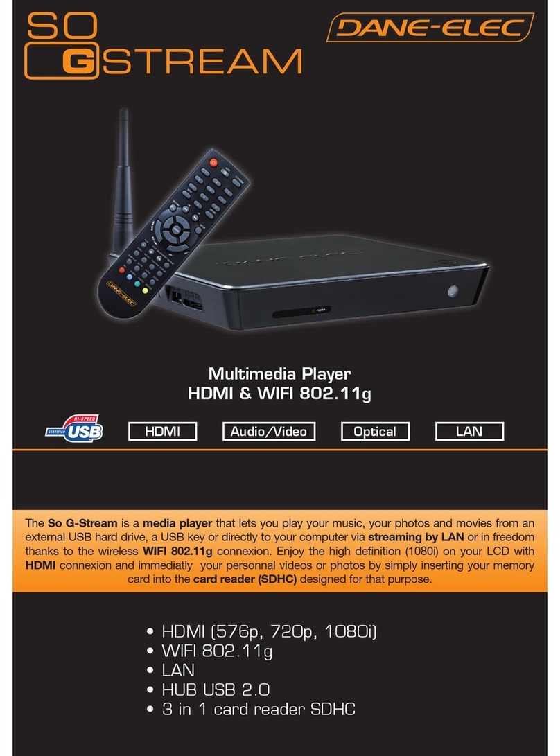 DANE-ELEC SO G-STREAM - datasheet