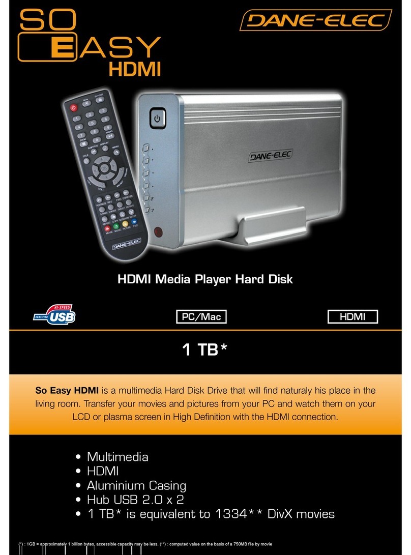 DANE-ELEC SO Easy HDMI + datasheet