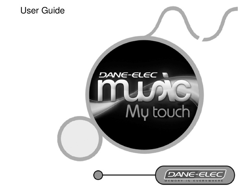 DANE-ELEC MY TOUCH User manual DANE-ELEC MY TOUCH User manual