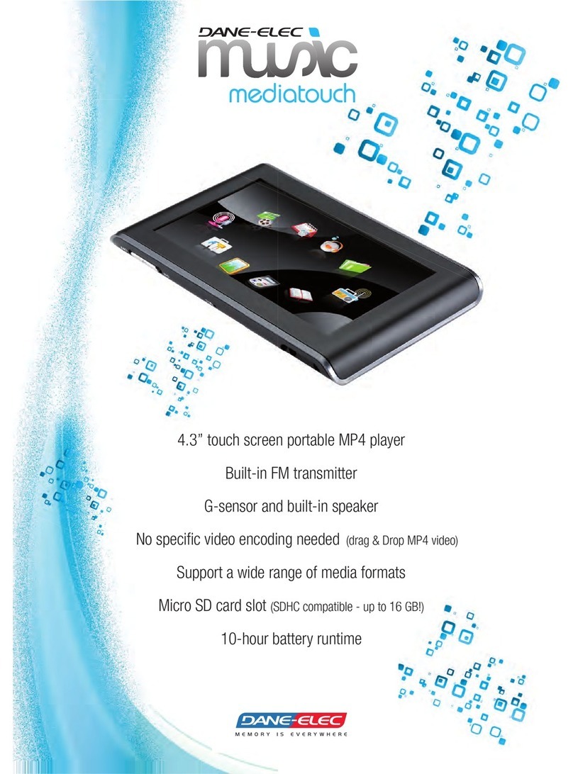 DANE-ELEC MEDIA TOUCH datasheet