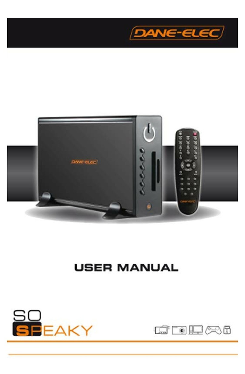 DANE-ELEC SO SPEAKY - User manual DANE-ELEC SO SPEAKY - User manual