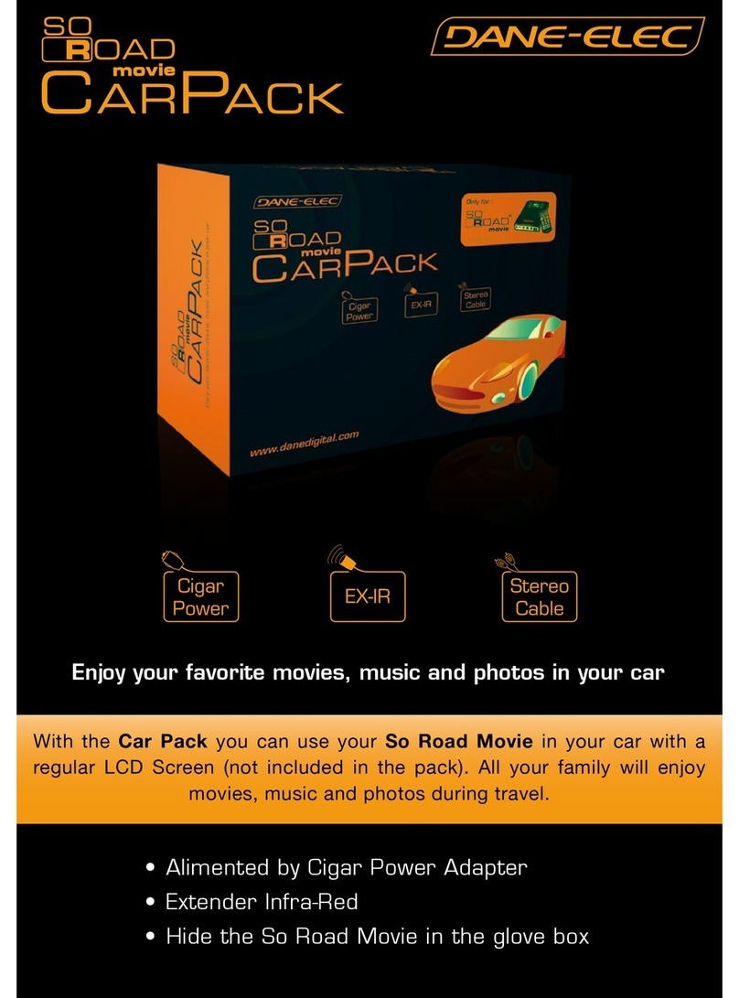 DANE-ELEC SO ROAD MOVIE CAR PACK User manual DANE-ELEC SO ROAD MOVIE CAR PACK User manual