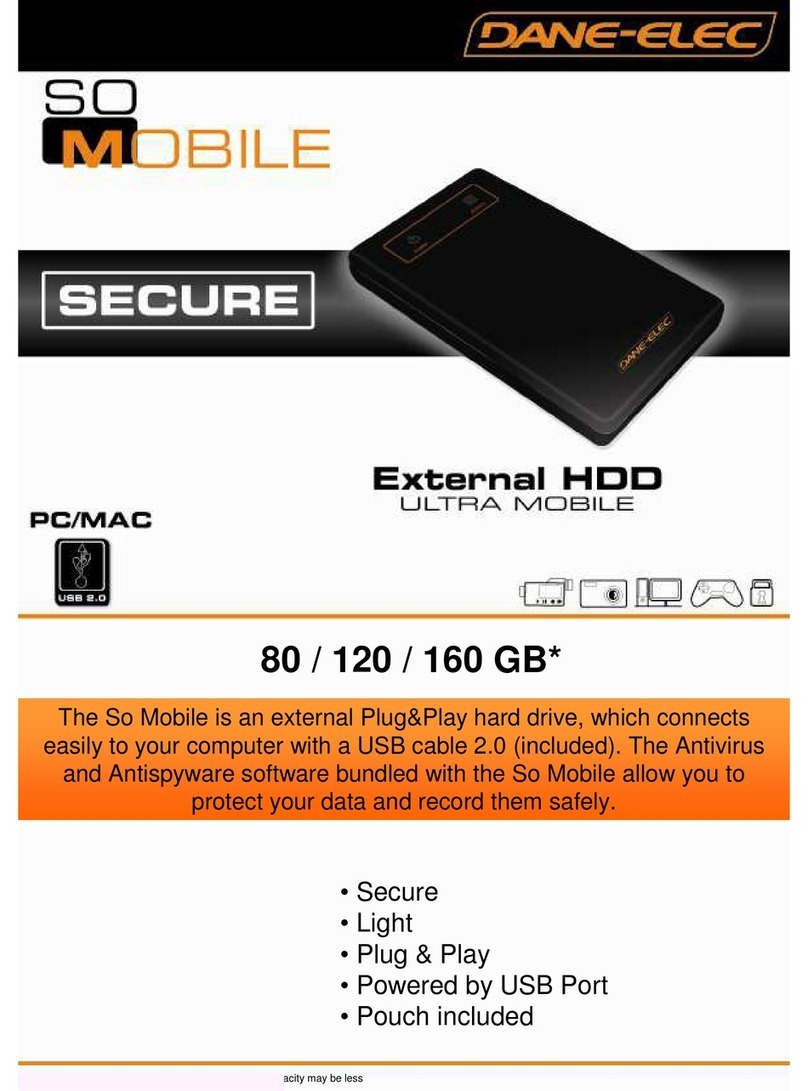 DANE-ELEC SO MOBILE SECURE User manual DANE-ELEC SO MOBILE SECURE User manual
