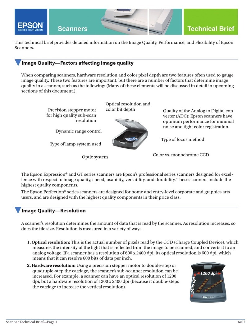 Epson 00000650 - Perfection 3200 PRO Color Scanner manual