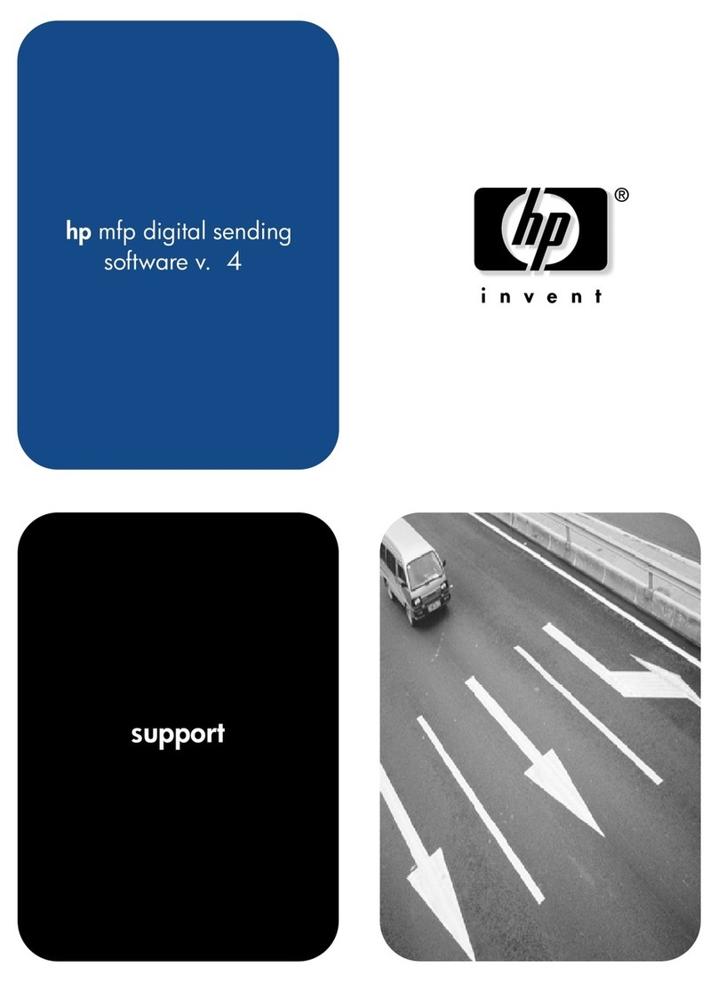HP mfp digital sending software v. 4 Installation instructions