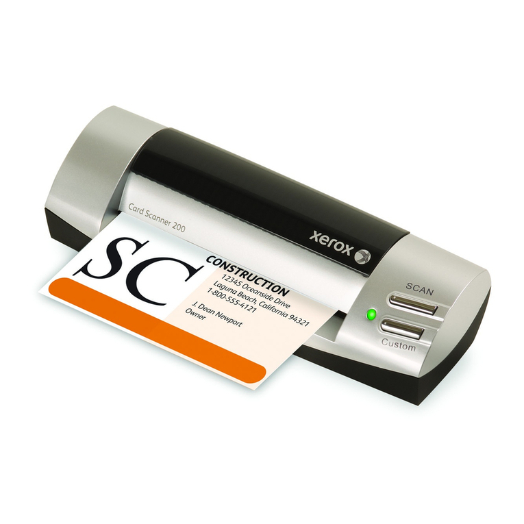 Xerox XCARD-SCAN user guide