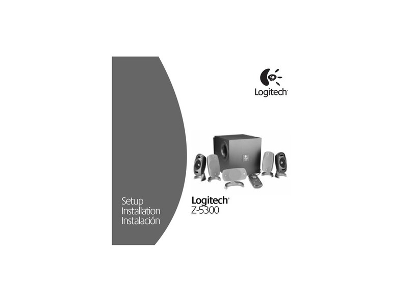 Logitech 9701021403 - Z 5300e 5.1-CH PC Multimedia Home Theater Speaker... Operating and safety instructions Logitech 9701021403 - Z 5300e 5.1-CH PC Multimedia Home Theater Speaker... Operating and safety instructions