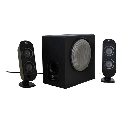 Logitech 970123-1403 - X 230 2.1-CH PC Multimedia Speaker... Operating and safety instructions Logitech 970123-1403 - X 230 2.1-CH PC Multimedia Speaker... Operating and safety instructions