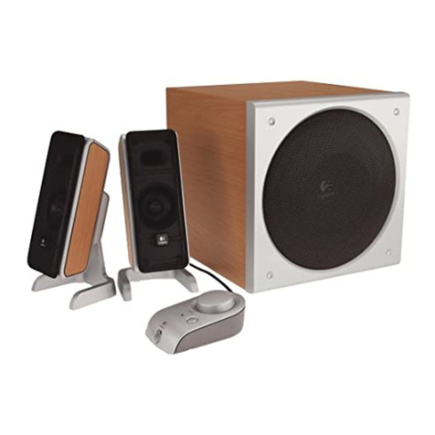Logitech 970085-0403 - Z 3 2.1-CH PC Multimedia Speaker... Operating and safety instructions Logitech 970085-0403 - Z 3 2.1-CH PC Multimedia Speaker... Operating and safety instructions