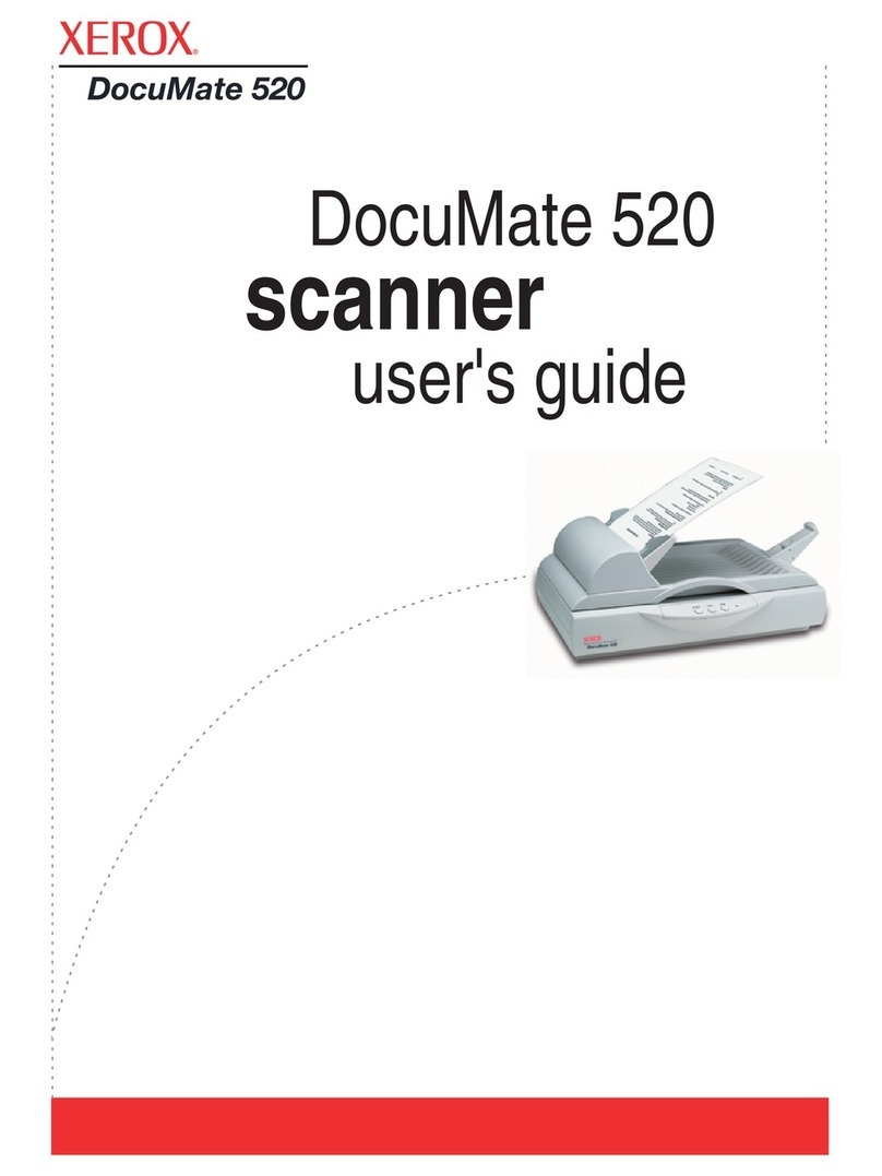 Xerox XDM5205DWU - DocuMate 520 User manual