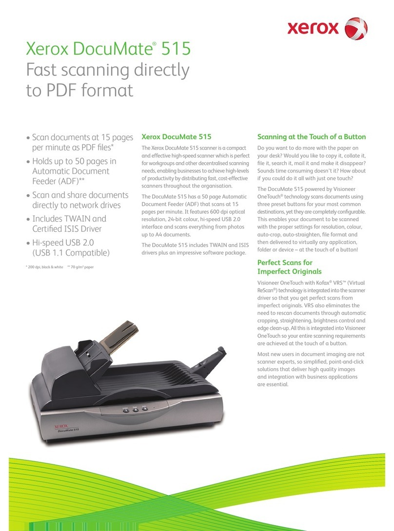 Xerox DocuMate 515 Brochure & specs