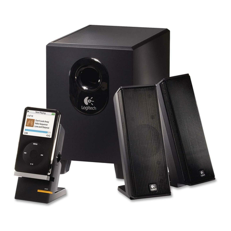 Logitech X-240 - 2.1-CH PC Multimedia Speaker Sys User manual Logitech X-240 - 2.1-CH PC Multimedia Speaker Sys User manual