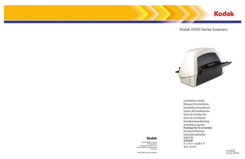 Kodak I1420 - Document Scanner User manual Kodak I1420 - Document Scanner User manual