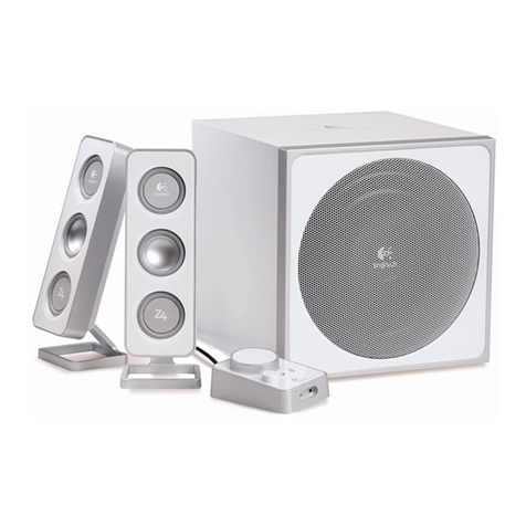 Logitech 970175-0403 - Z 4 2.1-CH PC Multimedia Speaker... Setup manual