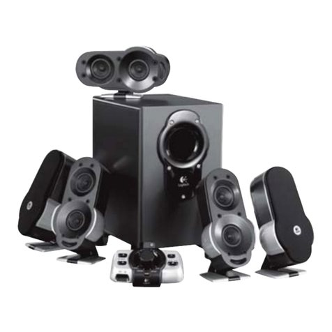 Logitech 980-000100 - G51 Surround Sound Speaker System 5.1-CH PC Multimedia Home Theater... User manual Logitech 980-000100 - G51 Surround Sound Speaker System 5.1-CH PC Multimedia Home Theater... User manual