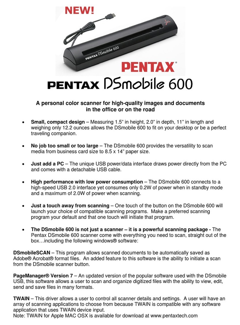 Pentax DSMOBILE600 Specifications