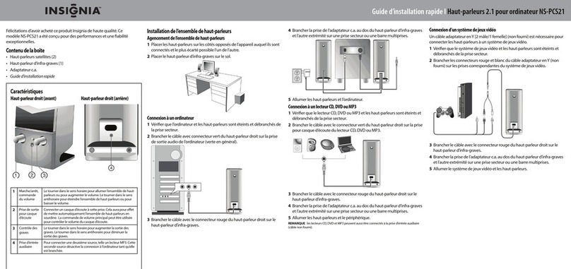 Insignia NS-PCS21 User manual