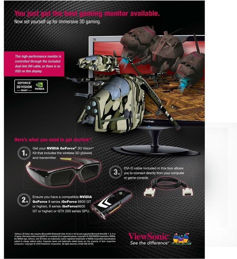 ViewSonic VX2265wm - FuHzion - 22" LCD Monitor User manual
