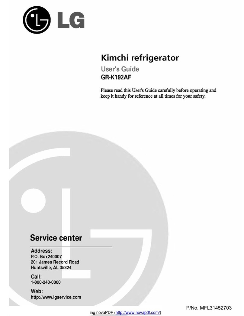 LG GR-K192AF User manual