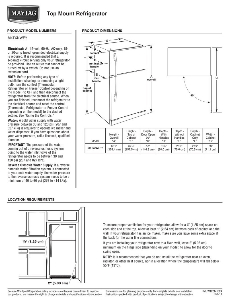 Maytag M4TXNWFY Parts list manual