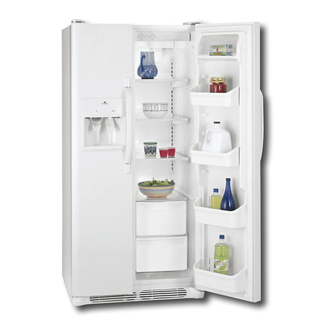White-Westinghouse WWSS2601KW - 26 Cubic Foot Refrigerator Factory parts catalog