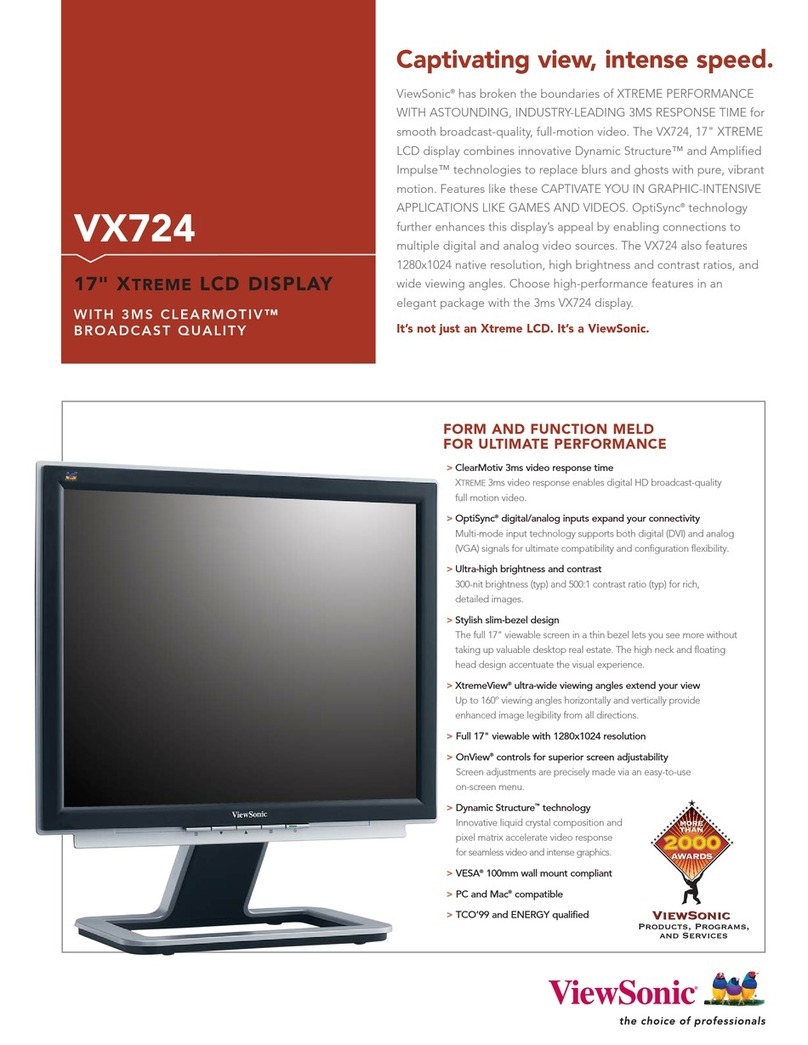 ViewSonic VX724 User manual