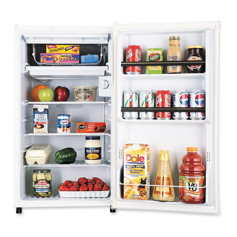 Sanyo 3.6 cu. Ft. Refrigerator/Freezer parts list