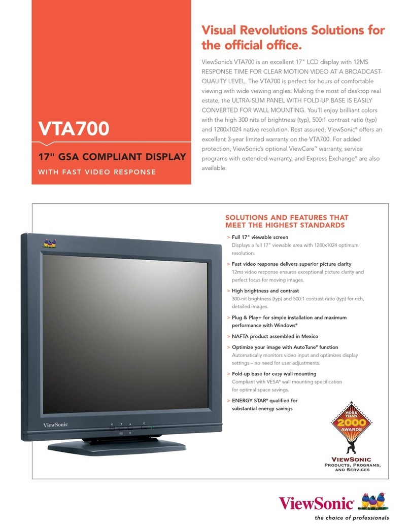 ViewSonic VTA700 User manual