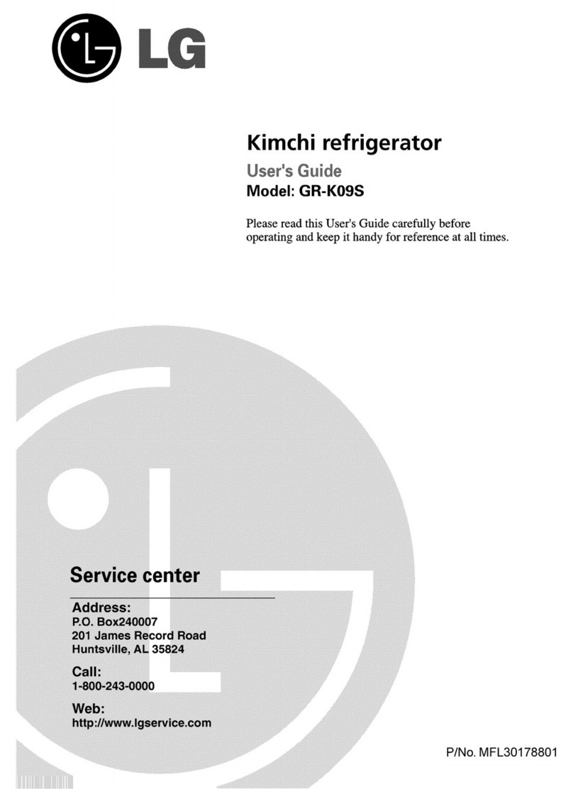 LG GR-K09S owner's manual