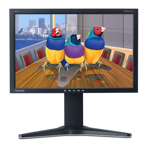 ViewSonic VP2655WB - 26" LCD Monitor User manual