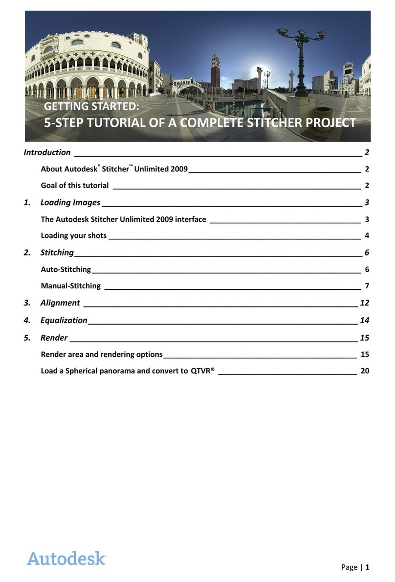 Autodesk 551A1-05B111-1001 - Stitcher Unlimited 2009 User manual