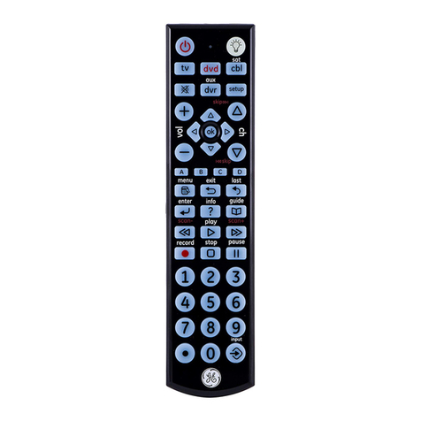 GE 24116 - 4 - Device Universal Remote User manual